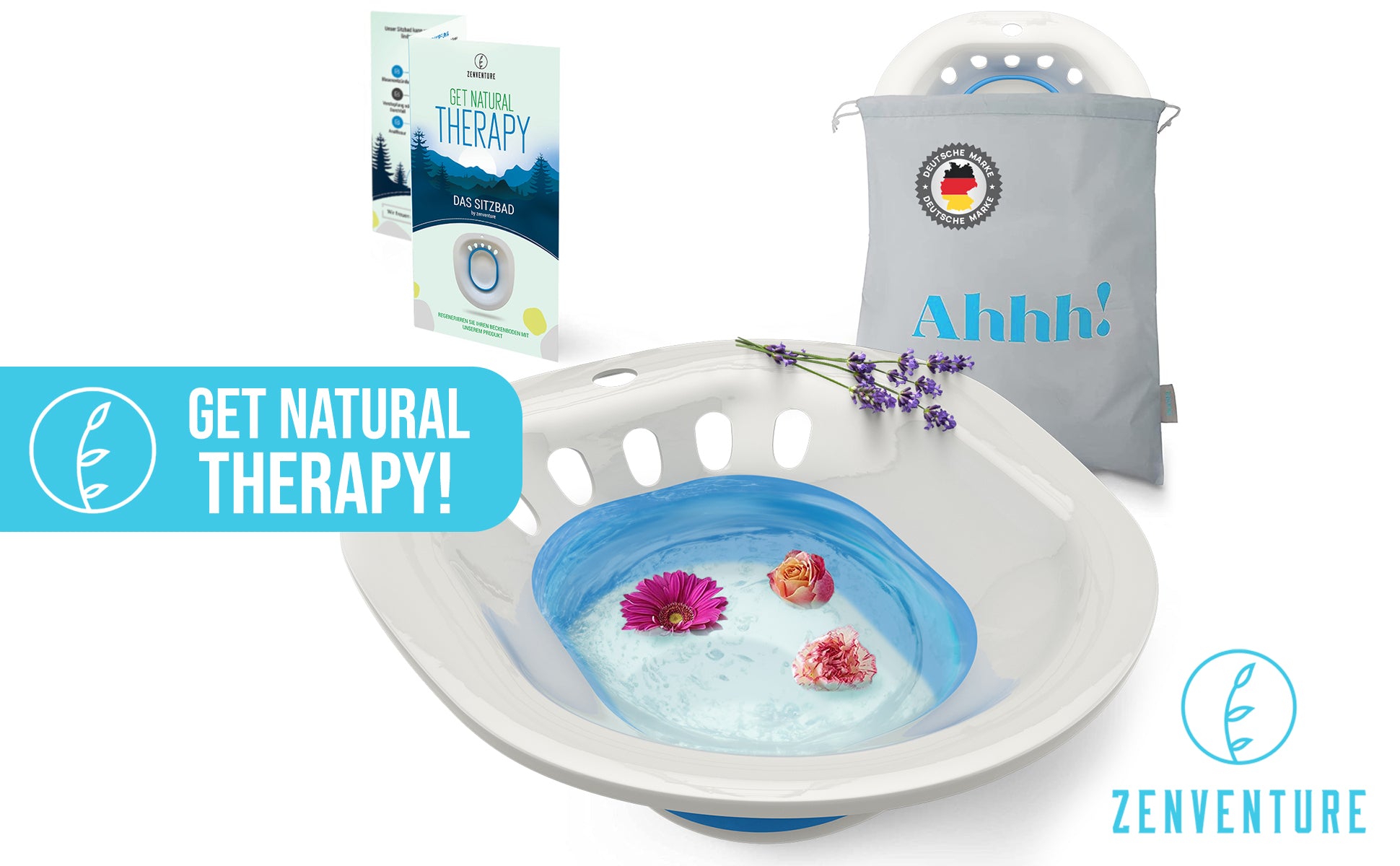 Premium Sitzbadewanne für Toilette – Bidet Einsatz für Sitzbad, Komfort & Hygiene für Schwangerschaft & empfindliche Haut