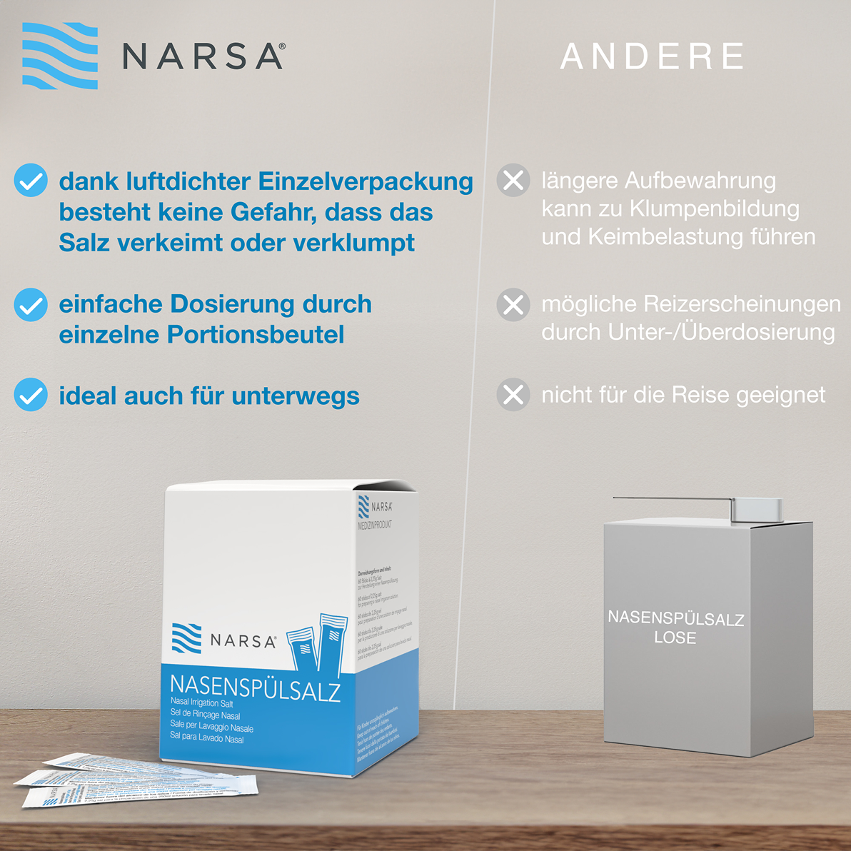 NARSA Nasenspülsalz