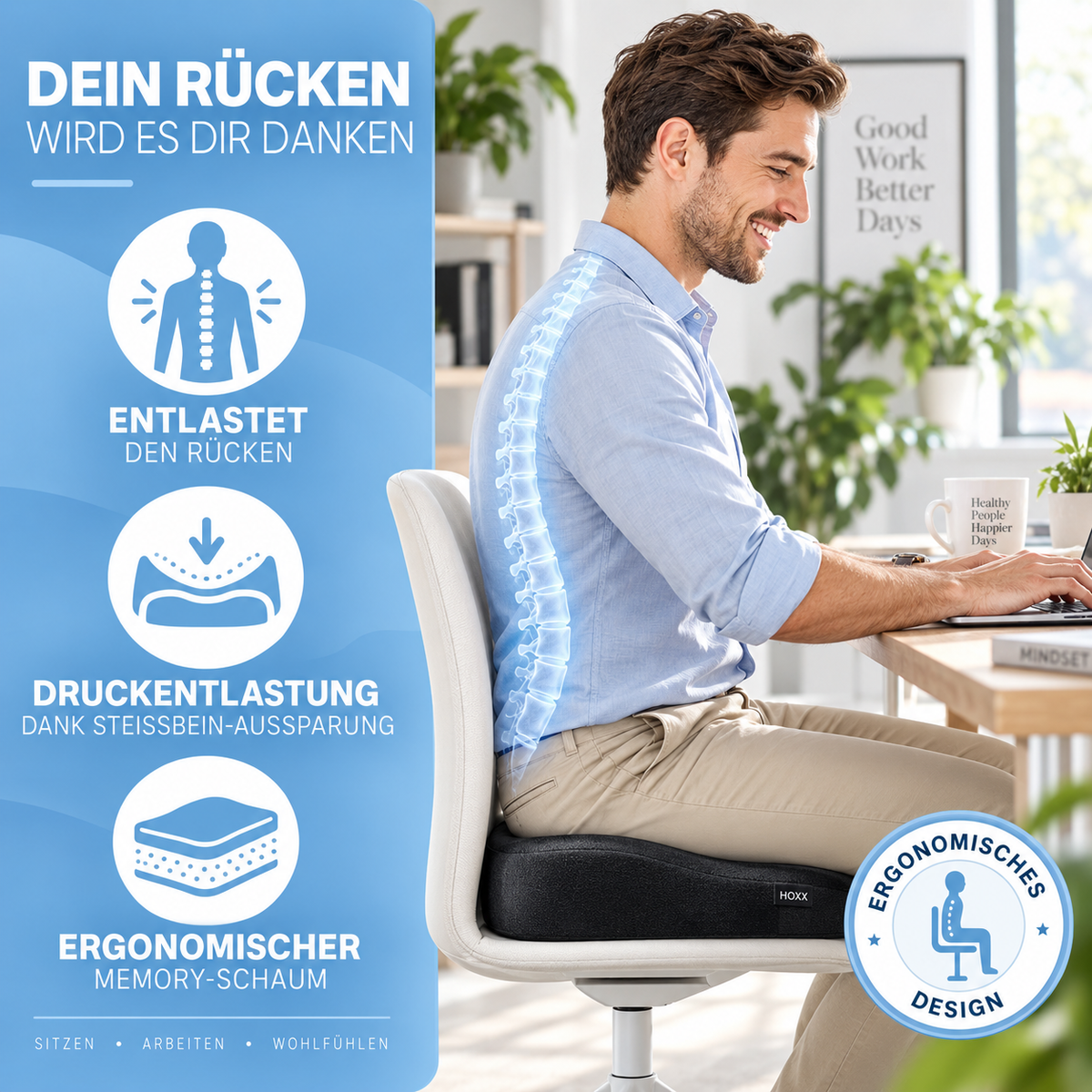 HOXX Wolkenthron Sitzkissen