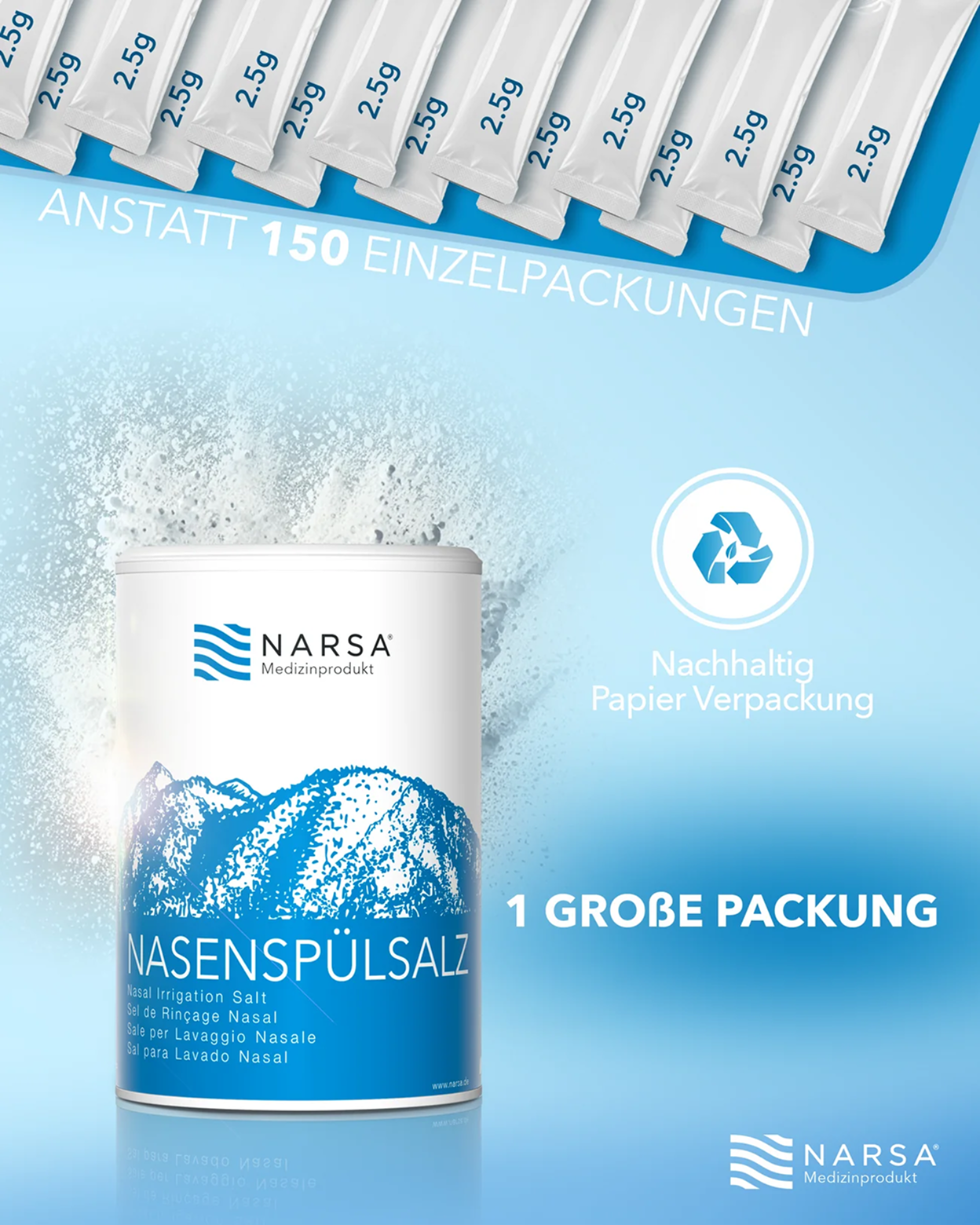 NARSA Nasenspülsalz lose 375g