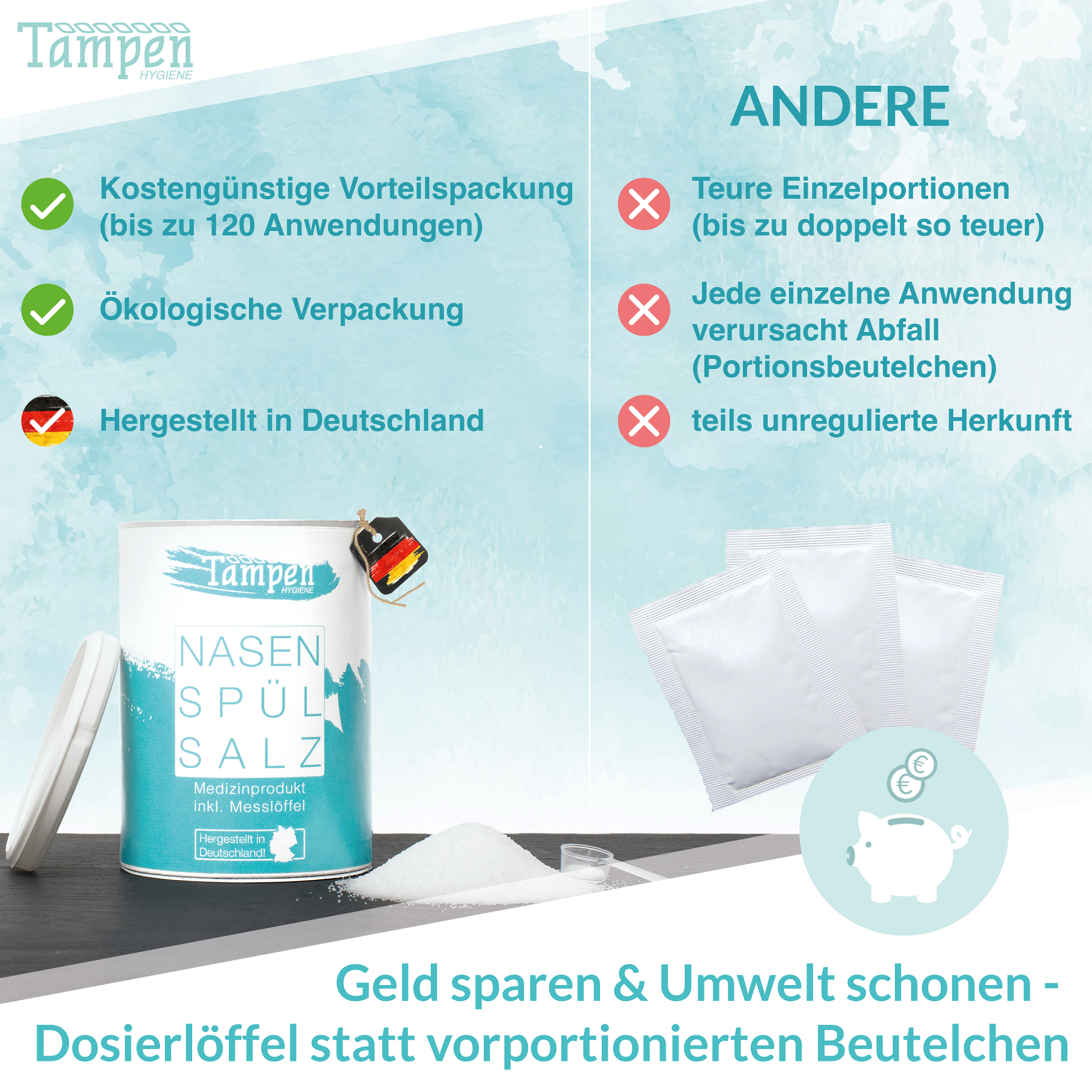 TAMPEN Nasenspülset 500ml