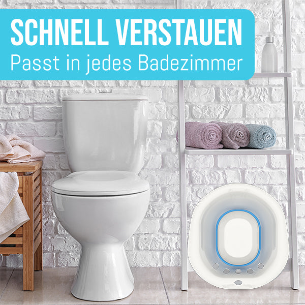 Premium Sitzbadewanne für Toilette – Bidet Einsatz für Sitzbad, Komfort & Hygiene für Schwangerschaft & empfindliche Haut