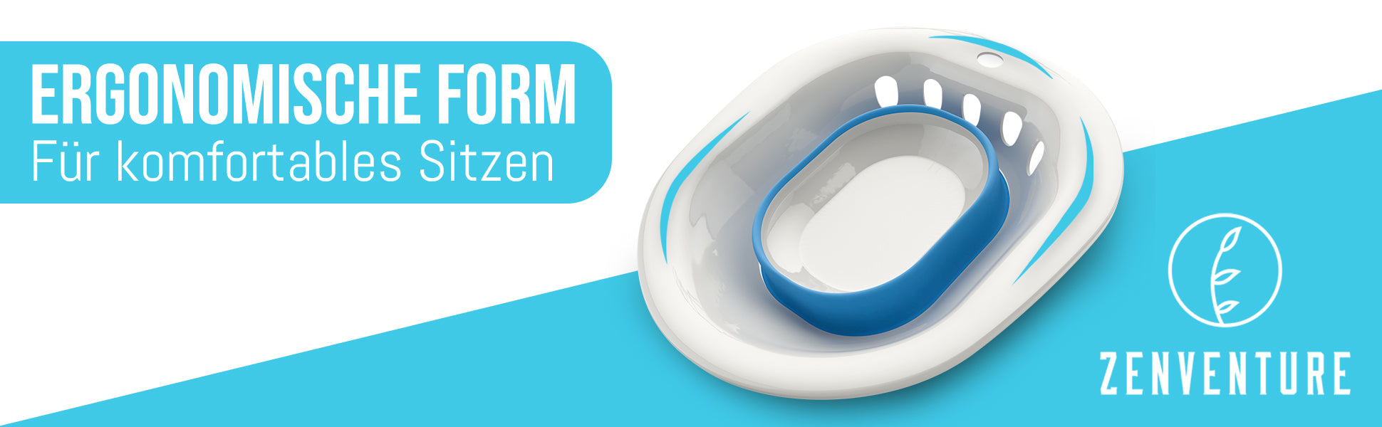 Premium Sitzbadewanne für Toilette – Bidet Einsatz für Sitzbad, Komfort & Hygiene für Schwangerschaft & empfindliche Haut