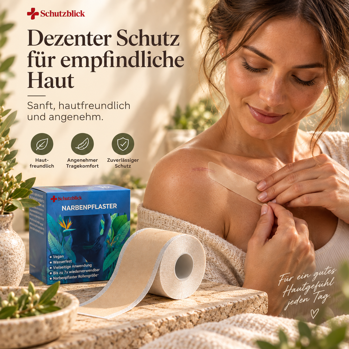 Schutzblick Narbenpflaster 4 × 300 cm