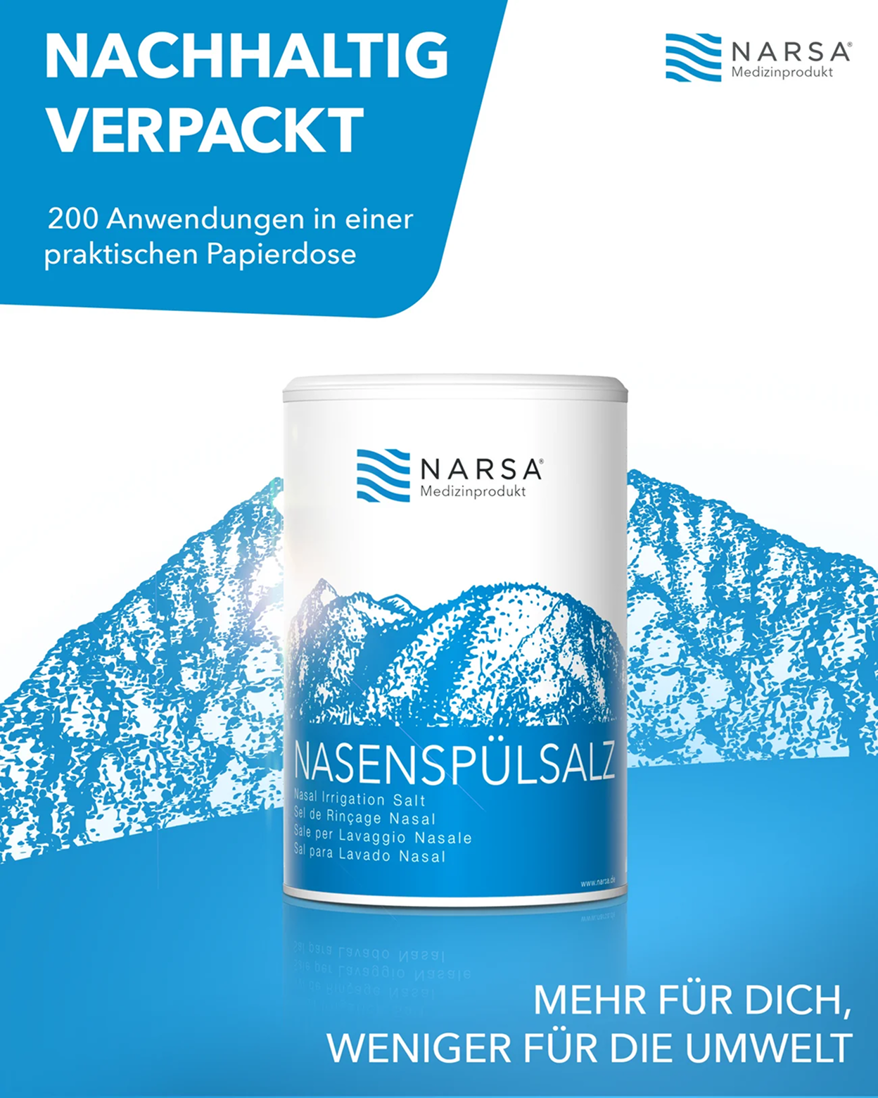 NARSA Nasenspülsalz lose 375g