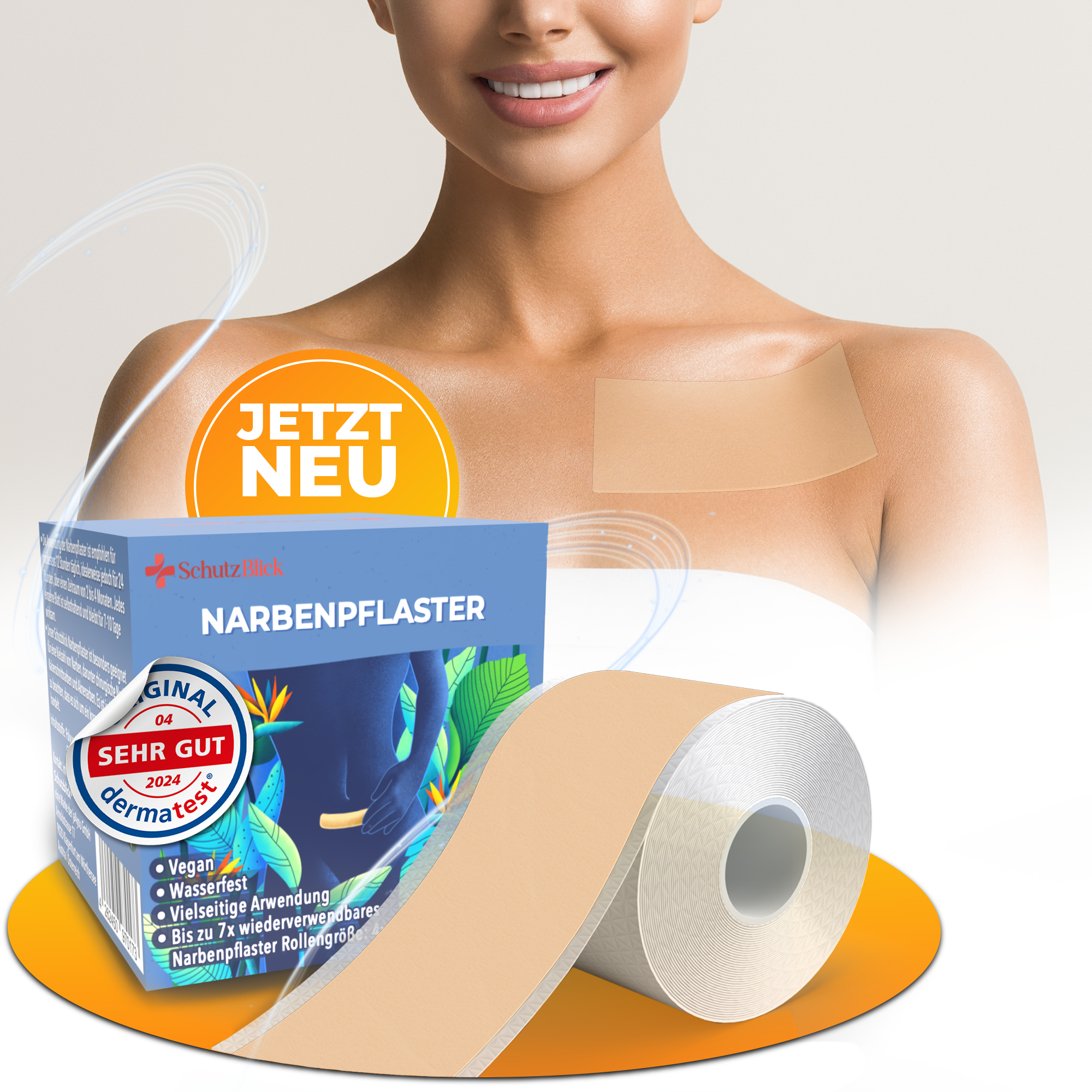 Schutzblick® Narbenpflaster [4x300cm]
