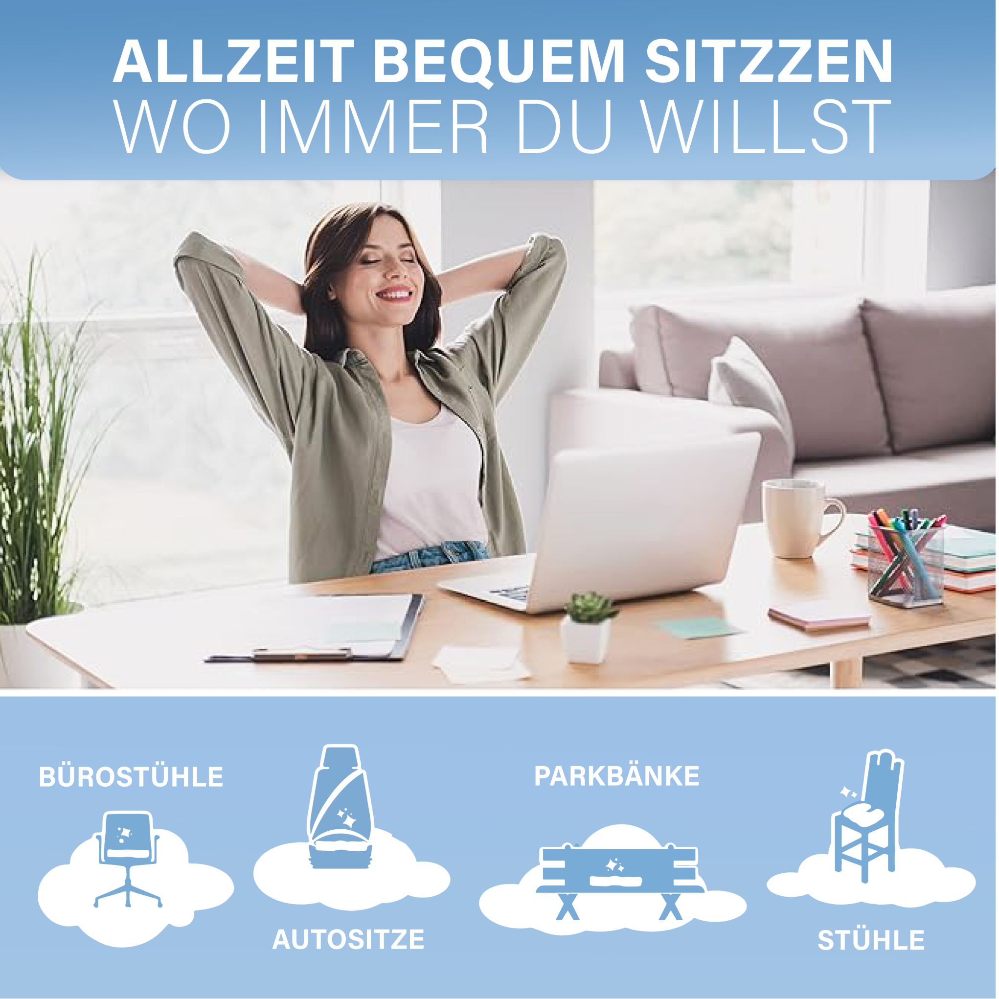 Hoxx Wolkenthron schwarz